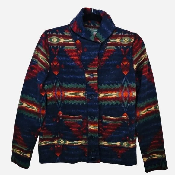 Vintage Lauren Jean Co. Jackets & Blazers - VINTAGE LAUREN JEANS CO. Women's Aztec Tribal Jacket EUC Size L